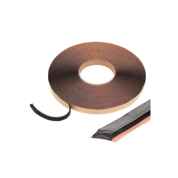CRL GT304-XCP24 Black 3/16" x 3/8" Butyl Architectural Glazing Tape - pack of 24