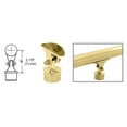 thumbnail image 1 of CRL HR15VAPB Polished Brass Adjustable Saddle for 1-1/2" Tubing, 1 of 5