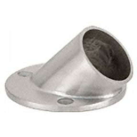 CRL HR20AFBS Brushed Stainless 45 Degree Angle Flange for 2" Tubing