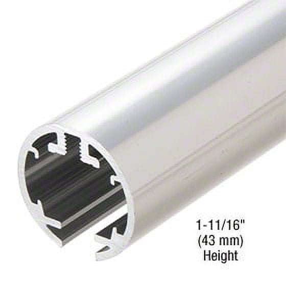 CRL HYD60BA Brite Anodized 60" Hydroslide Sliding Shower Door Upper Track