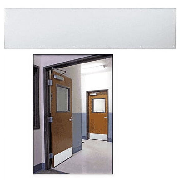 CRL KP8X3428 8" x 34" Clear Anodized Kick Plate
