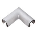 thumbnail image 1 of CRL L20HBS Brushed Stainless 50.8 mm Diameter 90 Degree Horizontal Corner for 21.52 or 25.52 mm Glass Cap Railing, 1 of 3