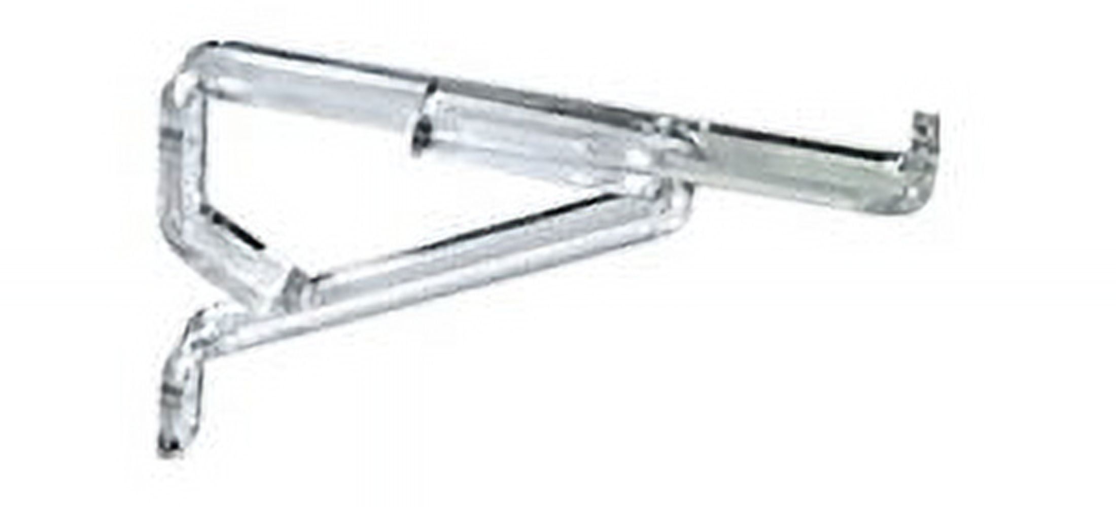 CRL LB134 Clear Lucite 4" Deluxe Shelf Brackets Pair
