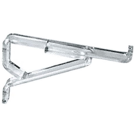 CRL LB136 Clear Lucite 6" Deluxe Shelf Brackets