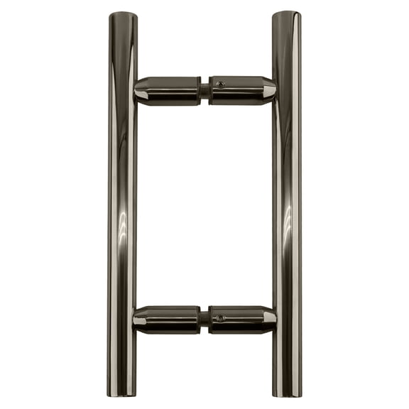 CRL LP6X6PN Polished Nickel 6" Ladder Style Back-to-Back Pull Handle