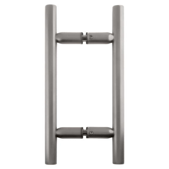 CRL LP6X6SC Satin Chrome 6" Ladder Style Back-to-Back Pull Handle