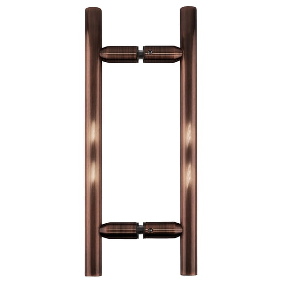 CRL LP8X8ABC0 Antique Brushed Copper 8" Ladder Style Back-to-Back Pull Handles