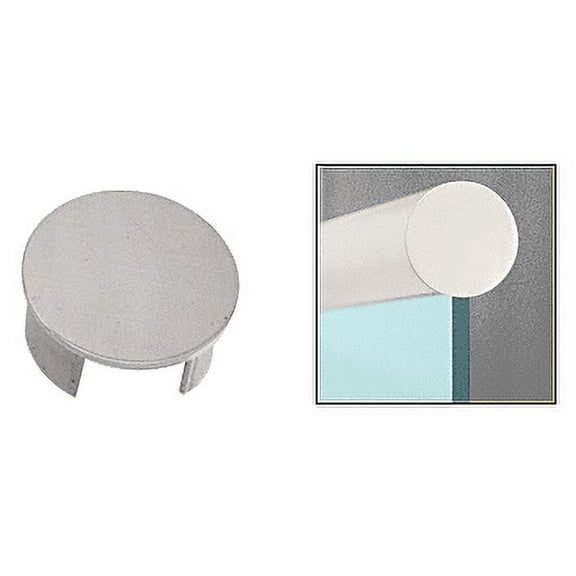 CRL LR20ECBS Brushed Stainless End Cap for 50.8 mm Cap Railing