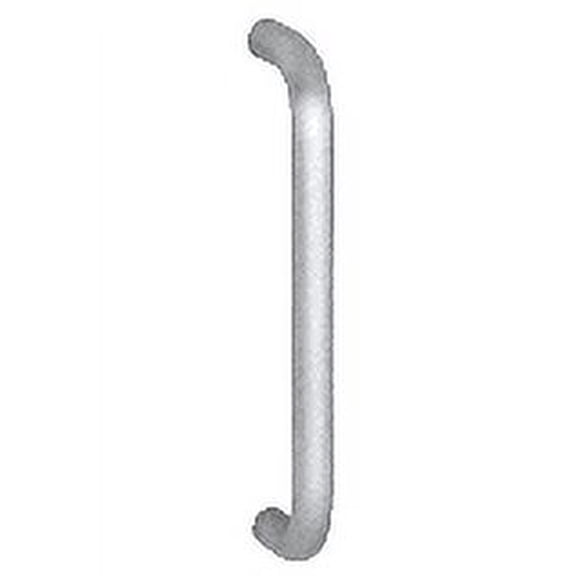 CRL M1651028 1" Clear Anodized Solid Pull Handle - 10"