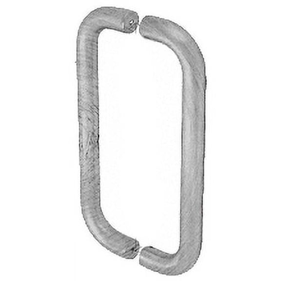 CRL M21651032D 10" Brushed Stainless Straight Back-to-Back Pull Handles