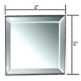 thumbnail image 1 of CRL MB22S Clear Mirror Square Shape Glass Mirror Baguettes, 1 of 3