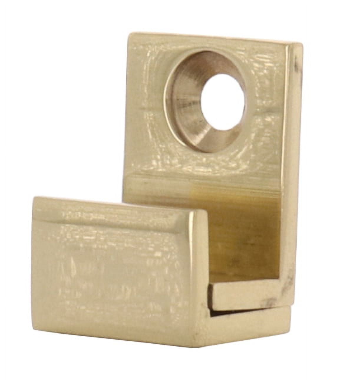 CRL MC01BR Brass 5/8" Wide Mirror Clip Set