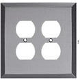 thumbnail image 1 of CRL MMP6BN Brushed Nickel Double Duplex Metal Mirror Plate, 1 of 2