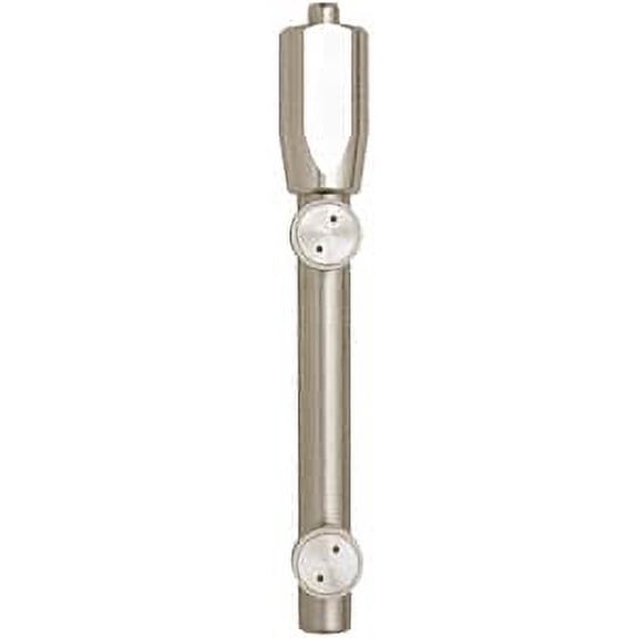 CRL MS5BS Brushed Stainless Laguna Pivot Rods Top and Bottom With adaptors