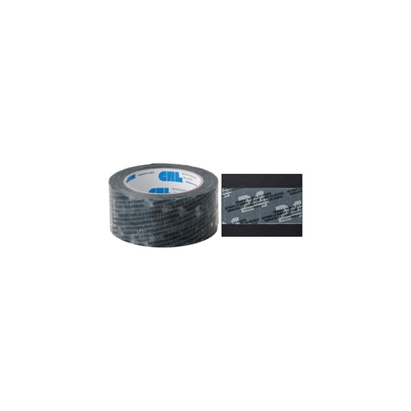 CRL MT2CW Clear 2" Vinyl Molding Retention Tape - With Warning108 ft. Foot Roll