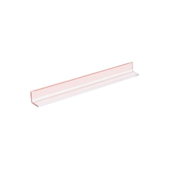 CRL P12LJT2 'L' 1/2" x 1/2" Clear Jamb with Pre-Applied Tape