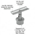 thumbnail image 1 of CRL P75SPS Polished Stainless 1.9" Round P-Series Swivel Standoff Saddle, 1 of 3