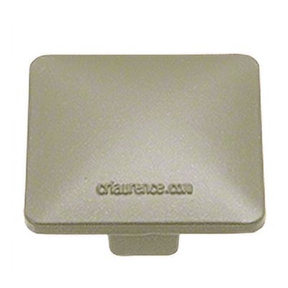 CRL PC2BGY Beige Gray 100 Series Low Profile Post Cap