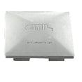 thumbnail image 1 of CRL PC4S Metallic Silver Standard 4" x 4" Post Cap, 1 of 3