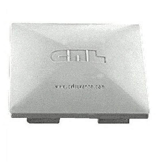 CRL PC4S Metallic Silver Standard 4" x 4" Post Cap