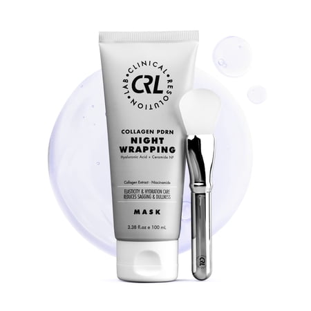 CRL PDRN Collagen Night Wrapping Mask, All-In-One Nourish, Revitalize, Radiance Glow Skin