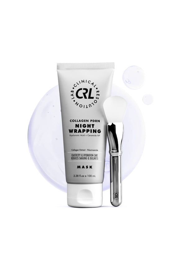CRL PDRN Collagen Night Wrapping Mask, All-In-One Nourish, Revitalize, Radiance Glow Skin
