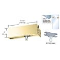 thumbnail image 1 of CRL PH34BR Brass Wall Mounted Transom Patch with 1NT300 Insert, 1 of 4