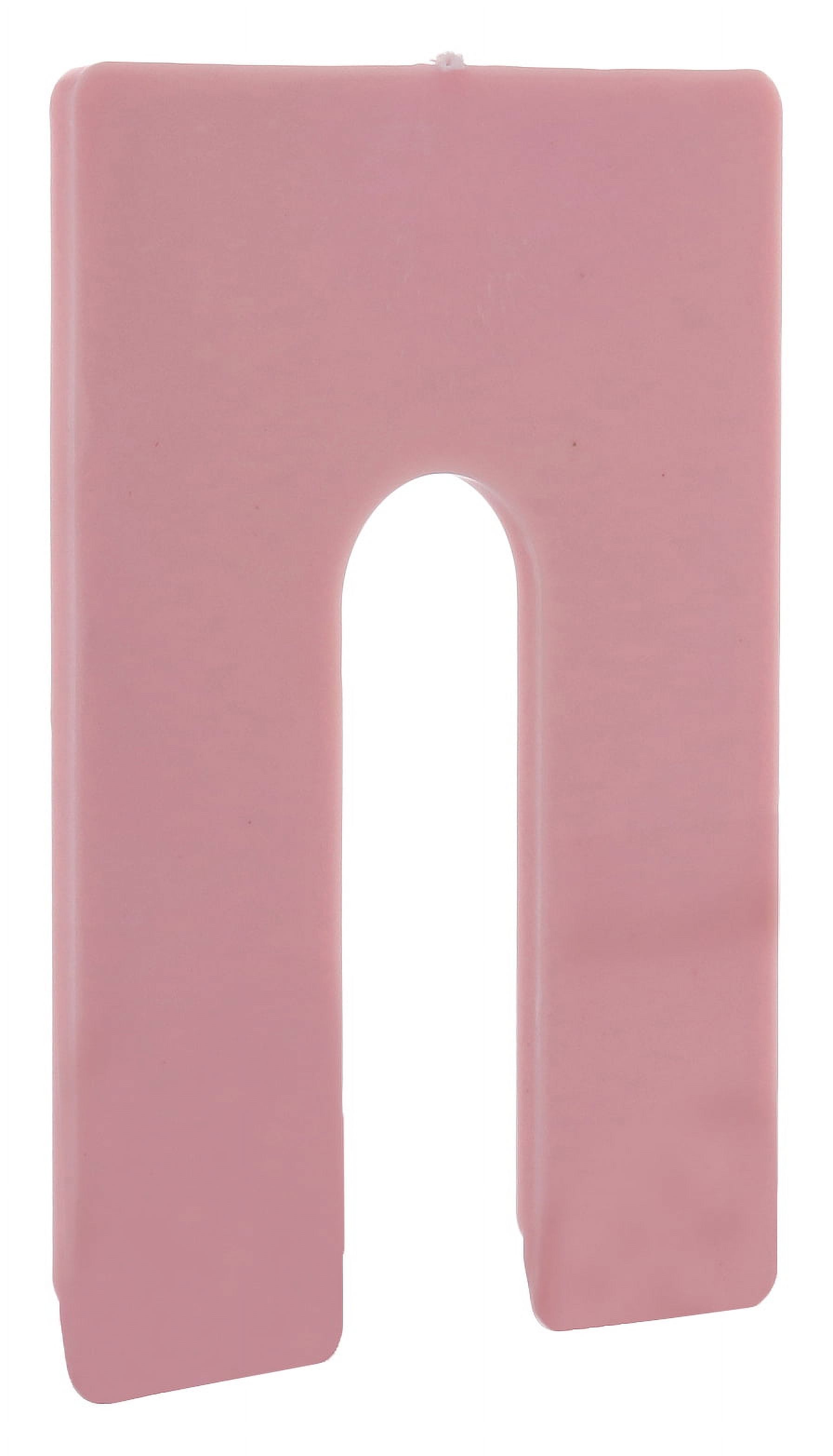 CRL PHS38XCP100 CRL Red 1/8" x 4" Jumbo Size Plastic Horseshoe Shims