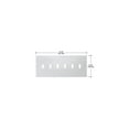 thumbnail image 1 of CRL PMP601 Clear Six Gang Toggle Acrylic Mirror Plate, 1 of 2