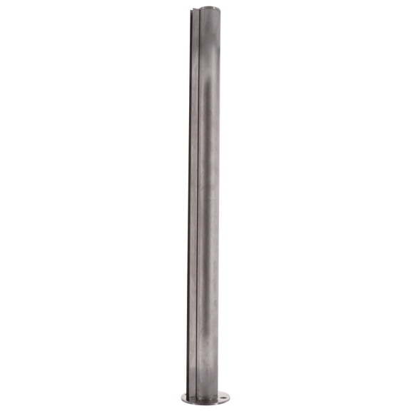 CRL PP0824EBS Brushed Stainless 24" Round PP08 Elegant Series Counter/Partition End Post