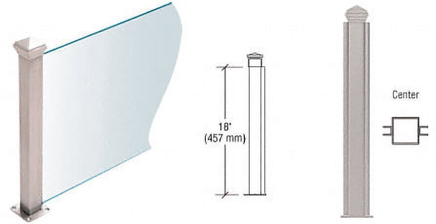 CRL PP44CBS Brushed Stainless 18