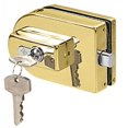 thumbnail image 1 of CRL PTH25BR Brass PTH Series Glass Mounted Patch Lock, 1 of 2
