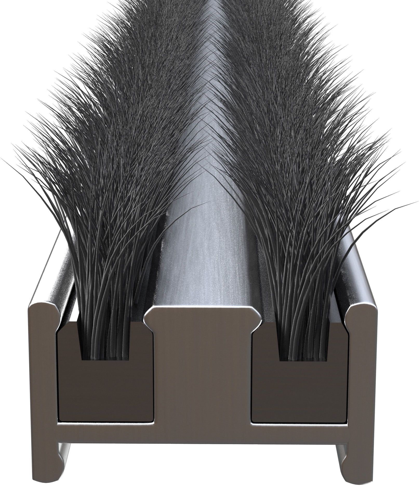 CRL R011G83L 831/4" Narrow Commercial Door Astragal with Weatherstrip