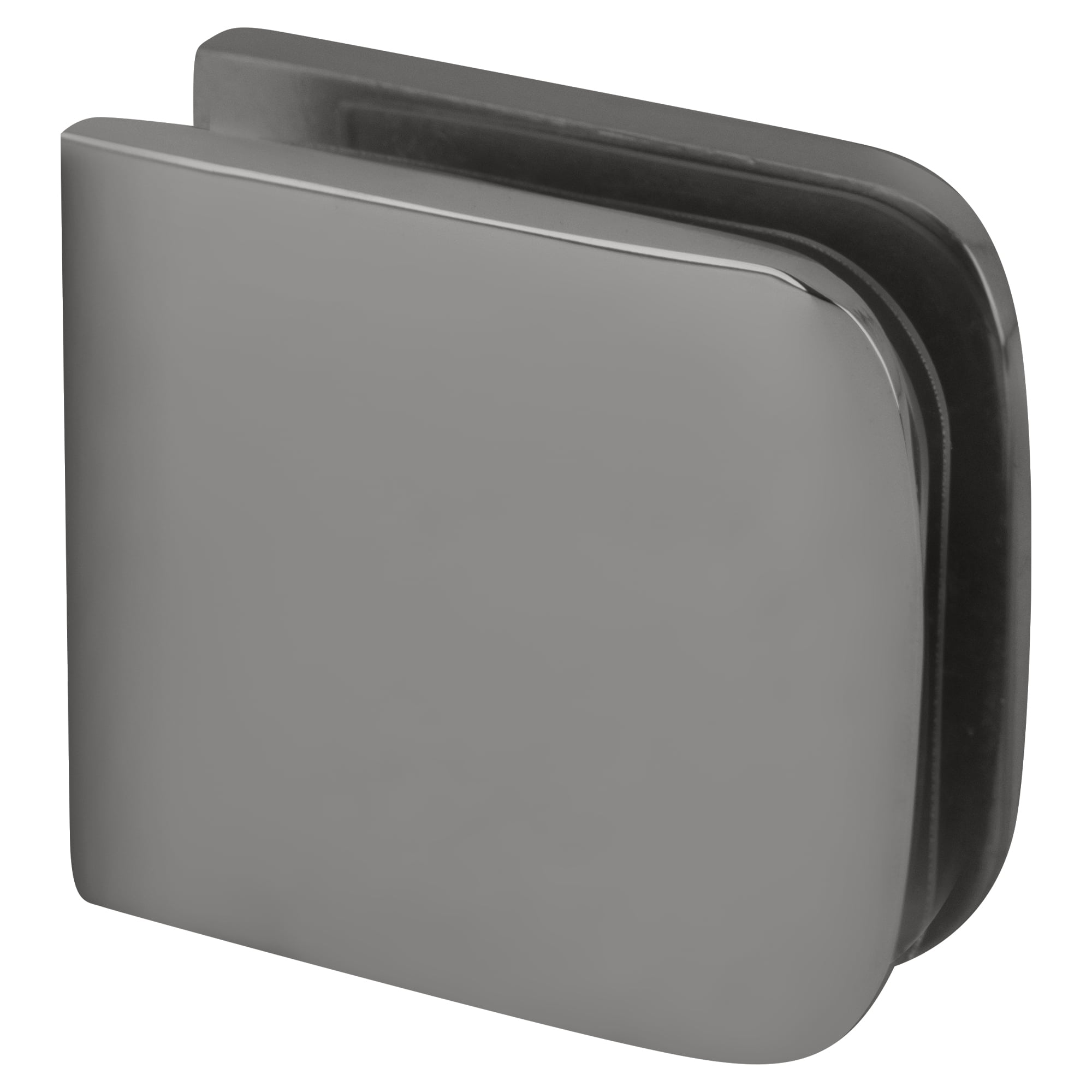 CRL R0M79CH Polished Chrome Roman Series Fixed Panel U-Clamp