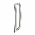 thumbnail image 1 of CRL RC18X18BS Brushed Stainless Glass Mounted Curved Tubular Back-to-Back Pull Handle - 18" (457 mm), 1 of 2