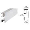 thumbnail image 1 of CRL RF144SC Satin Chrome Rectangular Mirror Frame Extrusion 144" Stock Length, 1 of 3