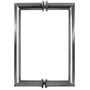 CRL RM6X6CH 6 الكروم المصقول سلسلة RM المسطحة خارج السطح / الأنابيب المستديرة داخل مقبض السحب الخلفي