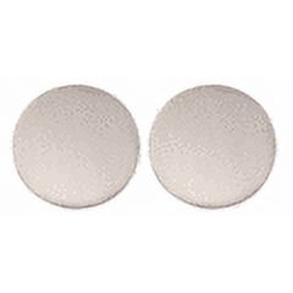 CRL RPPBBS Brushed Stainless 2" Blank Round Glass Presence Indicator Set
