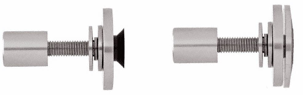 CRL 316 Polished Stainless Steel Swivel Combination Fastener for 3/8 to  1/2 Tempered Glass