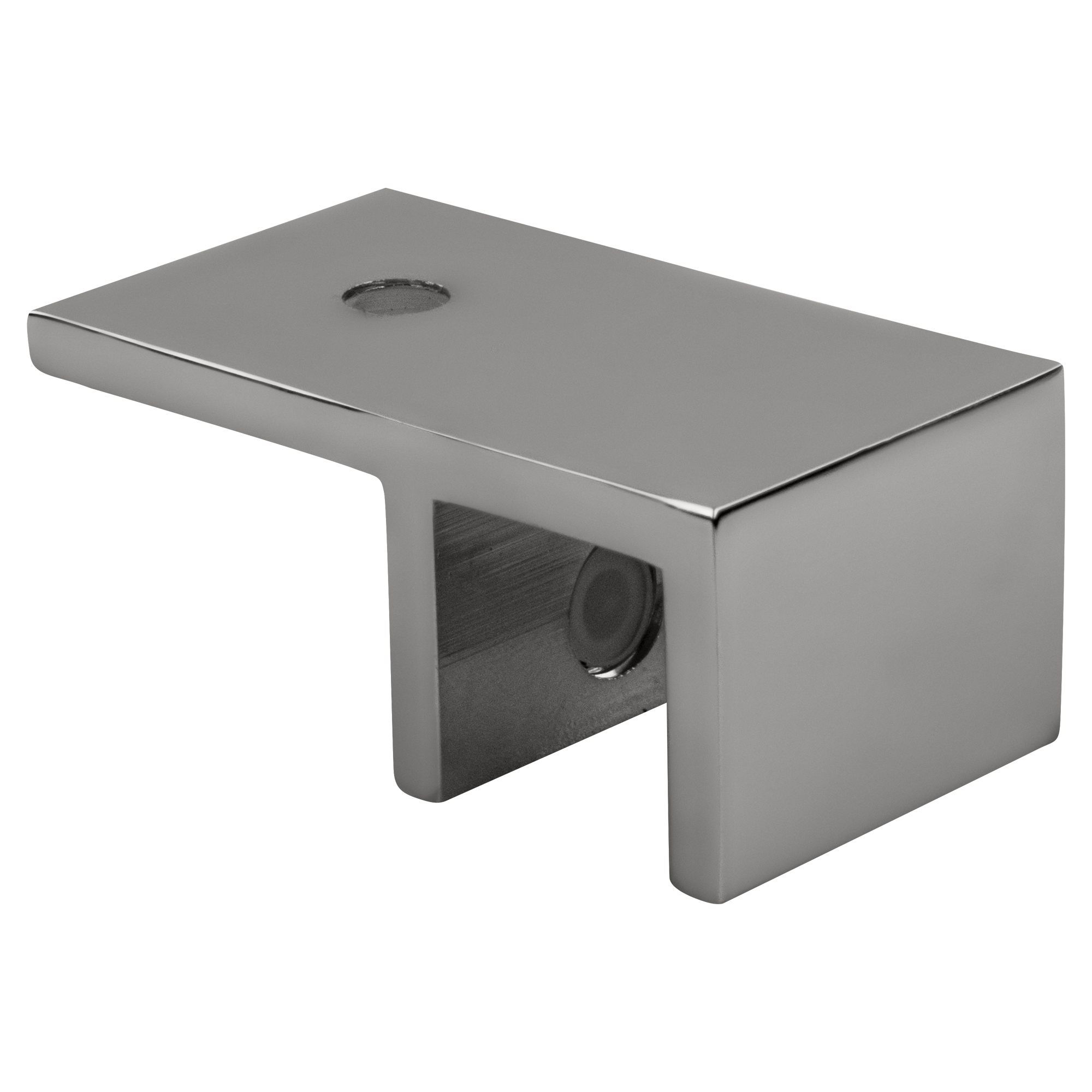 CRL S0GC01CH Polished Chrome Ceiling Mount "Sleeve Over" Glass Clamp
