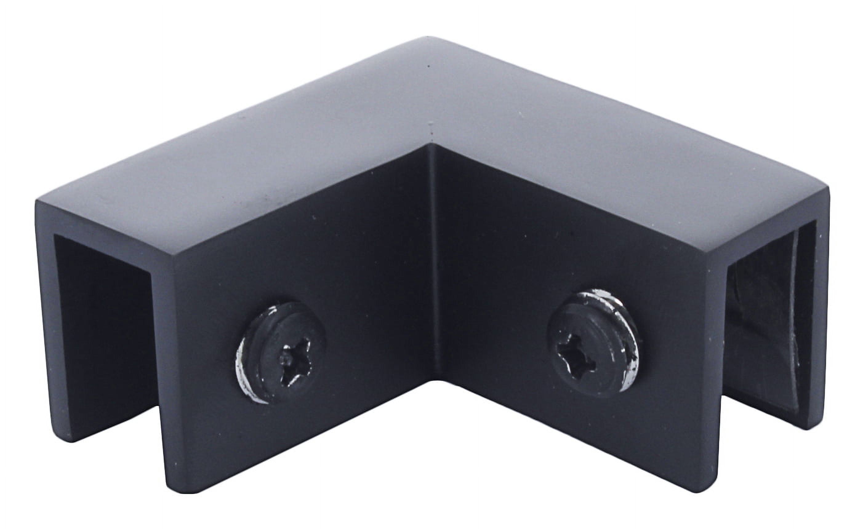 CRL S0GC90BSC Brushed Satin Chrome 90 Degree "Sleeve Over" Glass Clamp