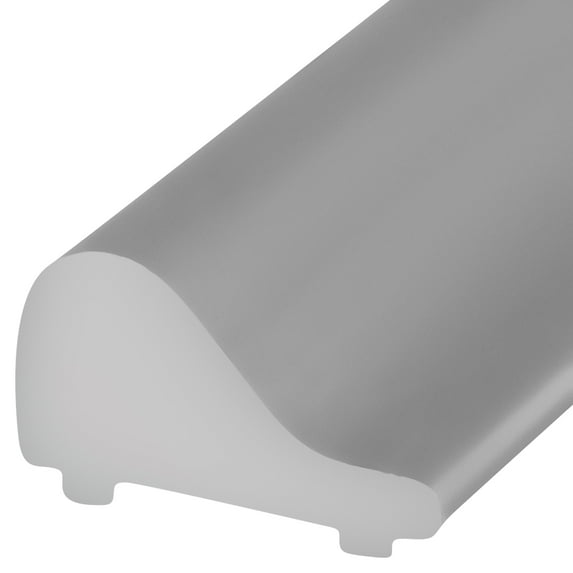 CRL S1L001A Satin Anodized Frameless Shower Door Tapered Threshold - 95" Stock Length