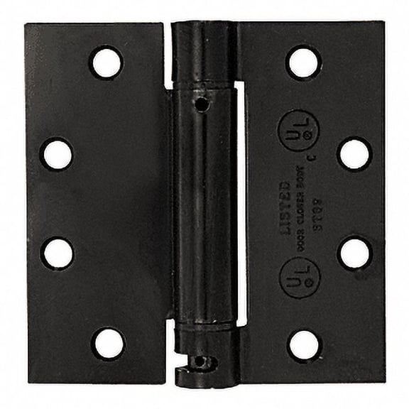 CRL S410B 4" x 4" Antique Bronze Heavy-Duty Square Spring Hinge