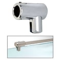 thumbnail image 1 of CRL S4CH Polished Chrome Support Bar U-Bracket for 1/4" and 5/16" Glass, 1 of 3
