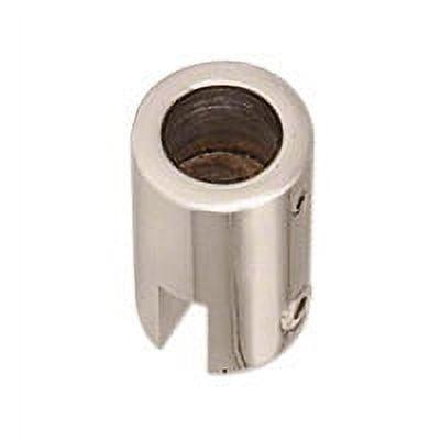 CRL S910PN Polished Nickel Support Bar Bracket for 3/8" to 1/2" Glass