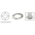 thumbnail image 1 of CRL SA28PS Polished Stainless Round Base Plate for 2" Round Tubing, 1 of 5