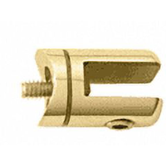 CRL SA61PB Polished Brass Swivel Hinge Glass Fitting