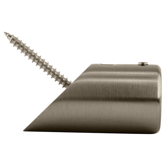 CRL SBB45BN Brushed Nickel Mitered Support Bar Bracket