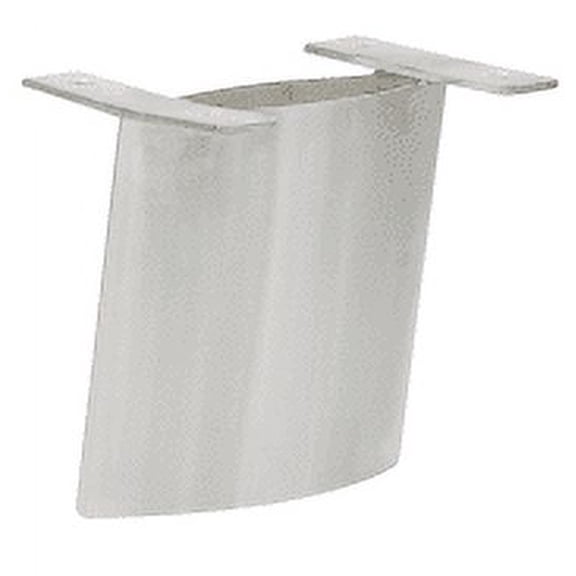 CRL SCS6A Brushed Stainless Angled 6" Steel Support