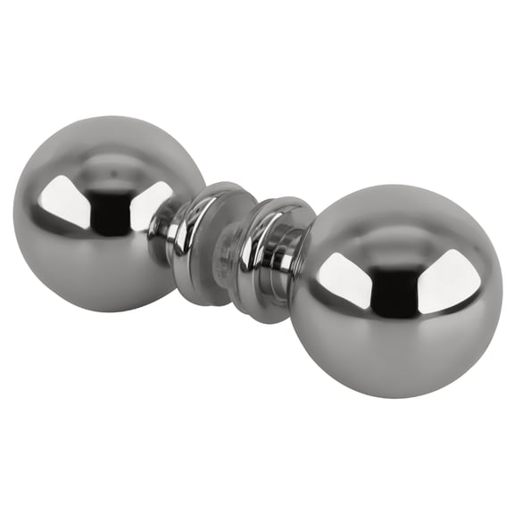CRL SDK075CH Polished Chrome Ball Style Back-to-Back Knobs